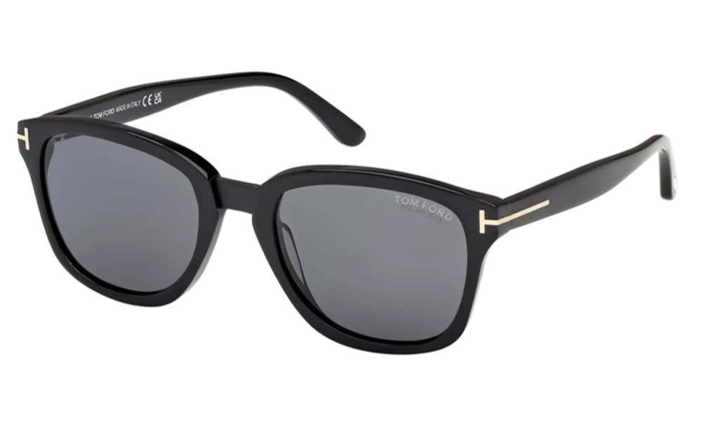 NEW Tom Ford Graydon FT1213 Sunglasses in Black Polarized $565
